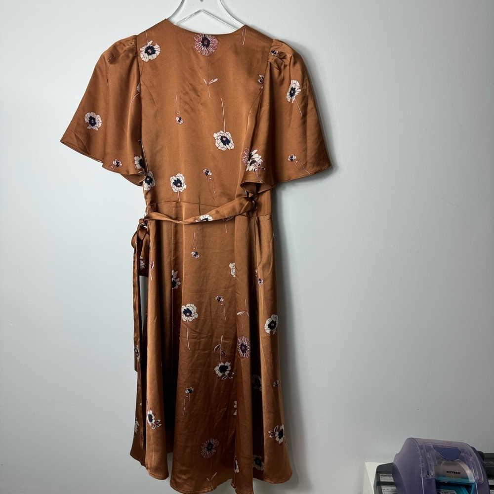 Aster flora Wrap Dress maxi dress size small 1981 - Picture 3 of 3